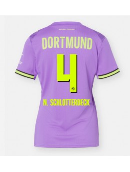 Ženski Nogometna dresi replika Borussia Dortmund Nico Schlotterbeck #4 Tretji 2026-27 Kratek rokav